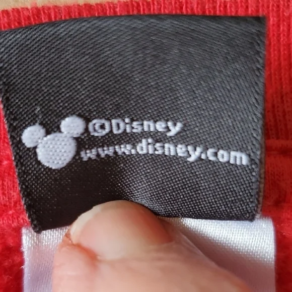 Disney Red and Black Mickey Mouse Crop Top - Picture 4 of 6